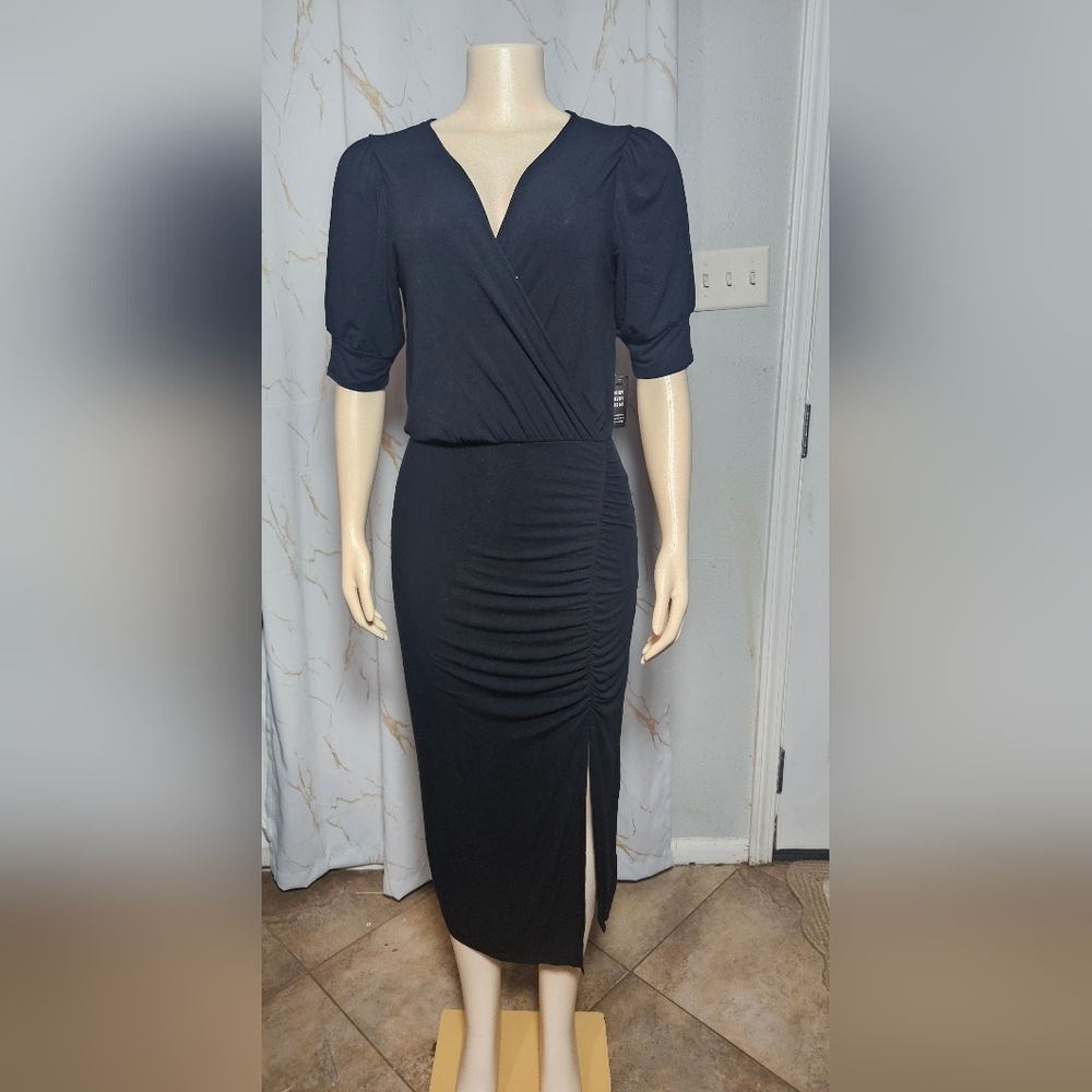 Express Black Midi Dress